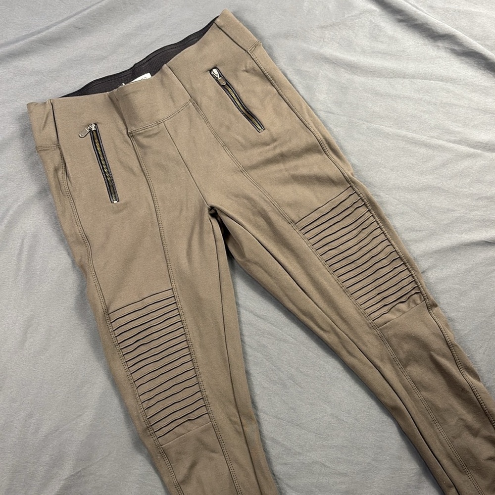 Women's Parasuco Black Moto Pants Medium